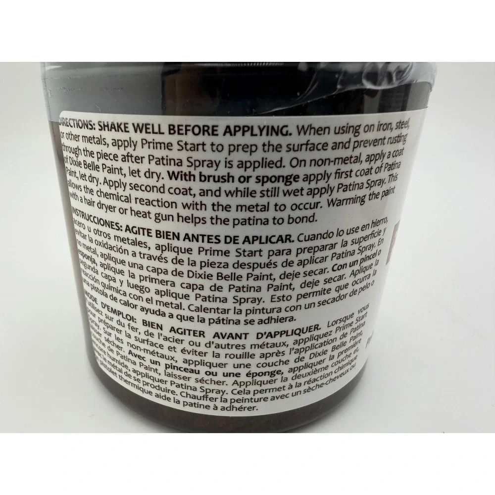 Dixie Belle Patina Paint Bronze and Copper 8oz Each Zero VOC Made in USA